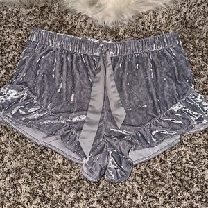 VS velvet sleep shorts